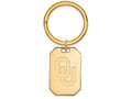 Logoart Sterling Silver Gp University Of Oklahoma Key Chain