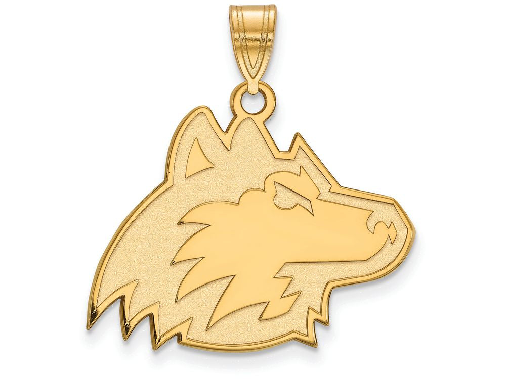 Logoart Sterling Silver Gp Northern Illinois University Large Pendant
