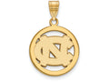 Logoart Sterling Silver Gp University Of North Carolina Med Pendant In Ci