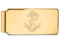 Logoart Sterling Silver Gp Navy Money Clip