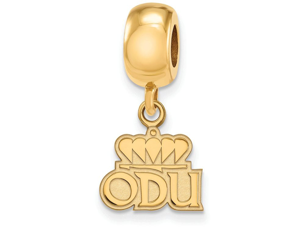 Logoart Sterling Silver Gp Old Dominion University Extra Small Dangle Bead Charm