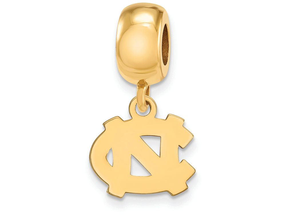 Logoart Sterling Silver Gp University Of North Carolina Extra Small Dangle Bead