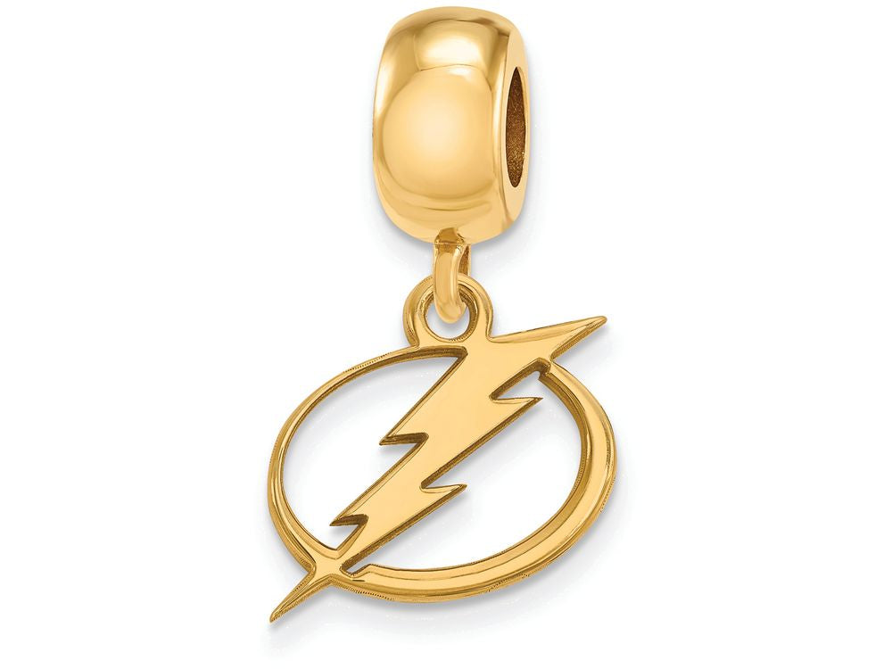 Sterling Silver Gp Nhl Logoart Tampa Bay Lightning Small Dangle Bead