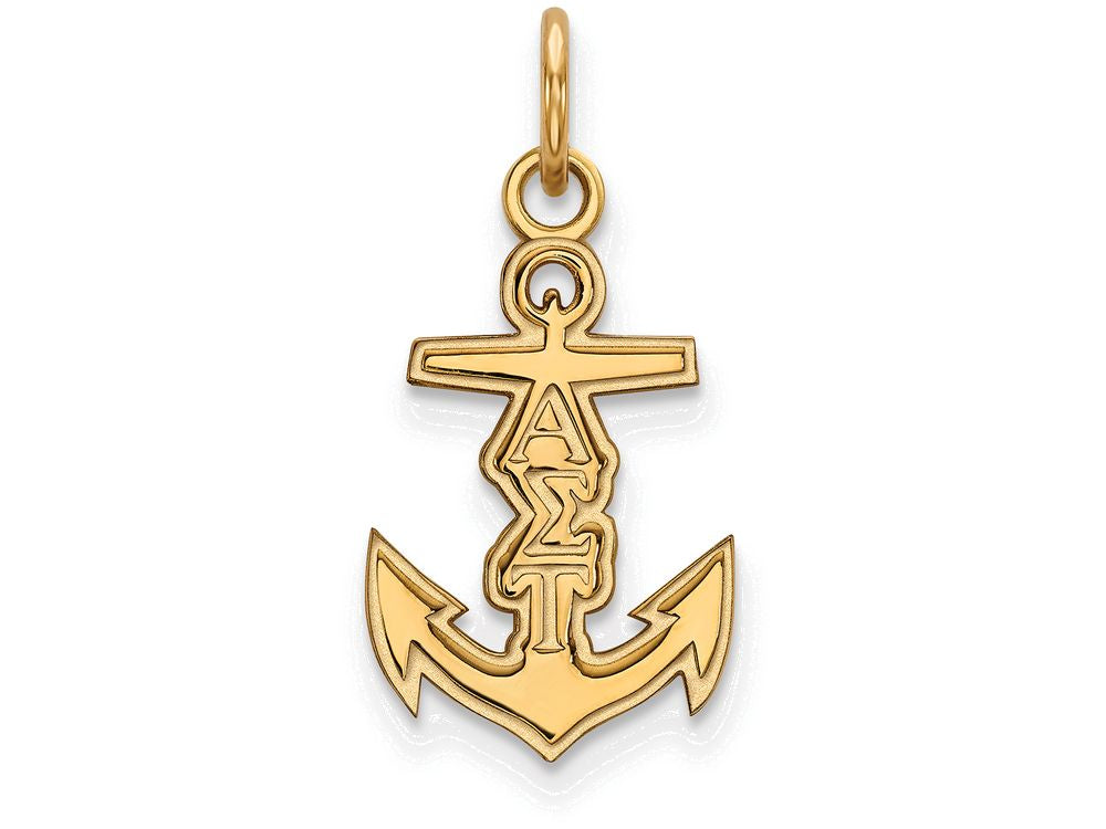 Logoart Sterling Silver Gp Alpha Sigma Tau Extra Small Pendant