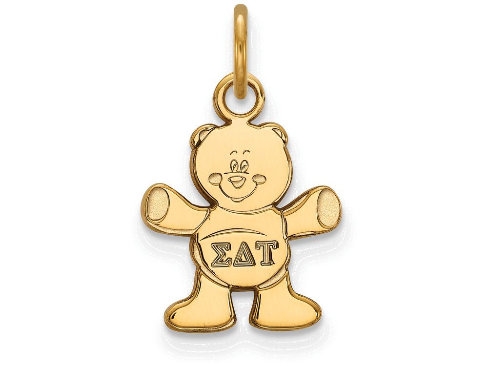 Logoart Sterling Silver Gp Sigma Delta Tau Extra Small Pendant