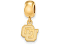 Logoart Sterling Silver Gp University Of Colorado Extra Small Dangle Bead Charm