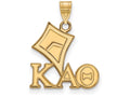 Logoart Sterling Silver Gp Kappa Alpha Theta Small Pendant