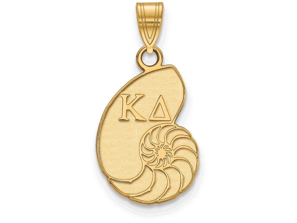 Logoart Sterling Silver Gp Kappa Delta Small Pendant