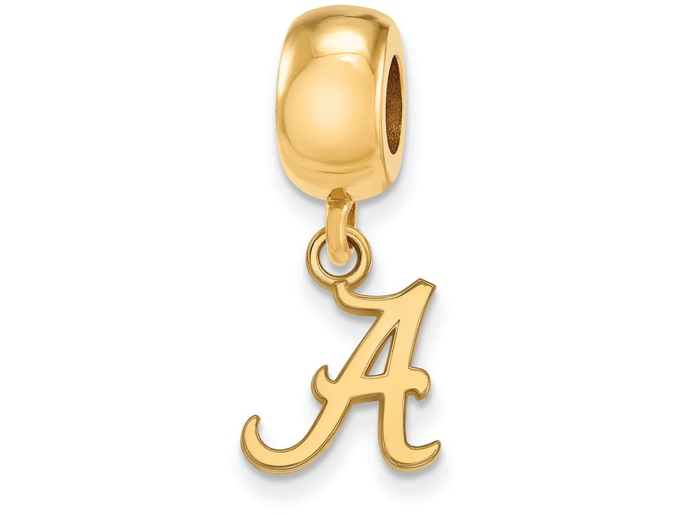 Logoart Sterling Silver Gp University Of Alabama Extra Small Dangle Bead Charm