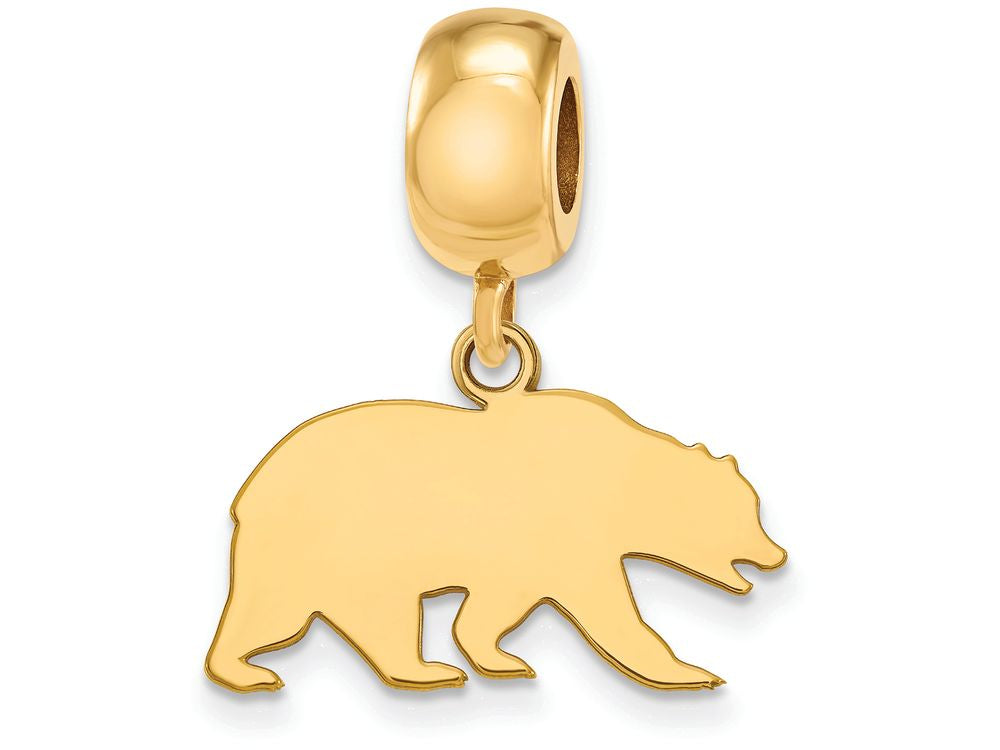 Logoart Sterling Silver Gp U Of California Berkeley Small Dangle Bead