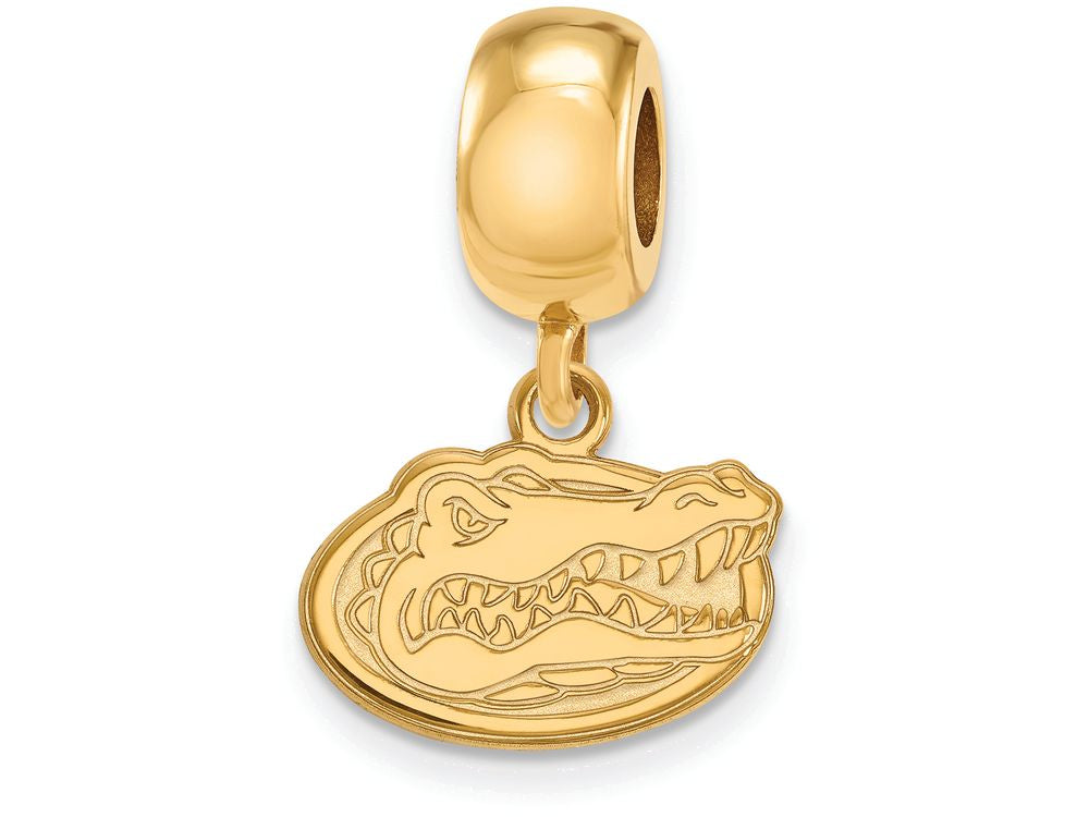 Logoart Sterling Silver Gp University Of Florida Extra Small Dangle Bead Charm