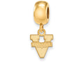 Logoart Sterling Silver Gp University Of Virginia Extra Small Dangle Bead Charm