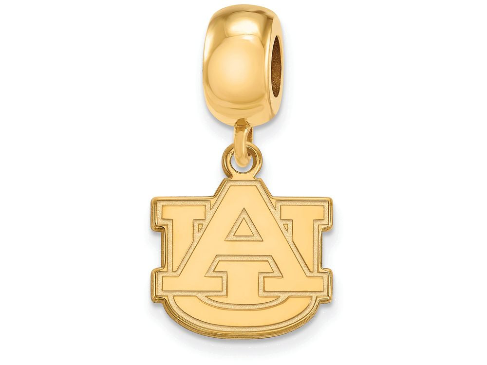 Logoart Sterling Silver Gp Auburn University Small Dangle Bead