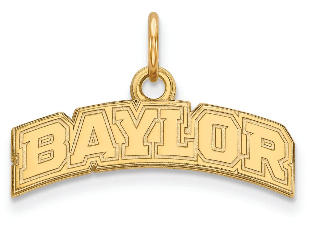 Logoart Sterling Silver Gp Baylor University Extra Small Pendant