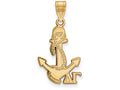 Logoart Sterling Silver Gp Delta Gamma Medium Pendant