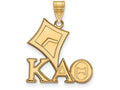 Logoart Sterling Silver Gp Kappa Alpha Theta Medium Pendant