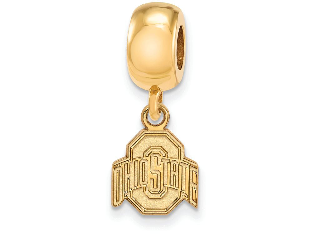 Logoart Sterling Silver Gp Ohio State University Extra Small Dangle Bead Charm