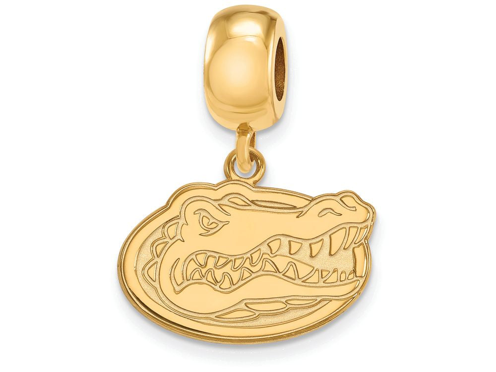 Logoart Sterling Silver Gp University Of Florida Small Dangle Bead
