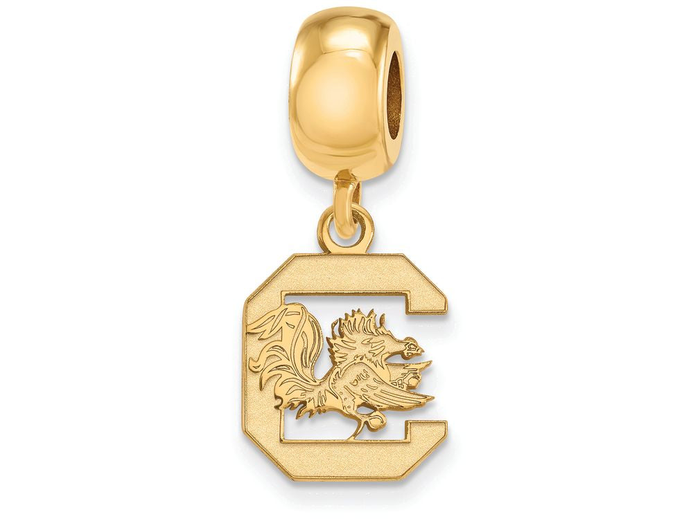 Logoart Sterling Silver Gp University Of South Carolina Small Dangle Bead