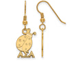 Logoart Sterling Silver Gp Alpha Sigma Alpha Small Dangle Earrings