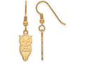 Logoart Sterling Silver Gp Chi Omega Small Dangle Earrings