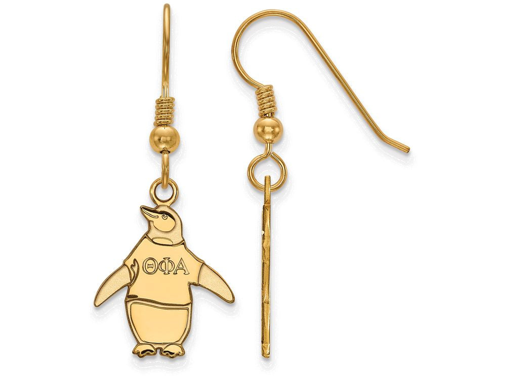 Logoart Sterling Silver Gp Theta Phi Alpha Small Dangle Earrings