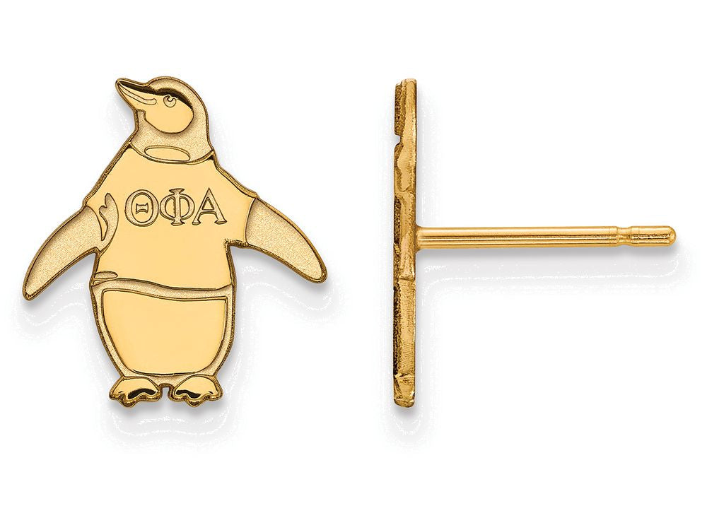 Logoart Sterling Silver Gp Theta Phi Alpha Extra Small Post Earrings