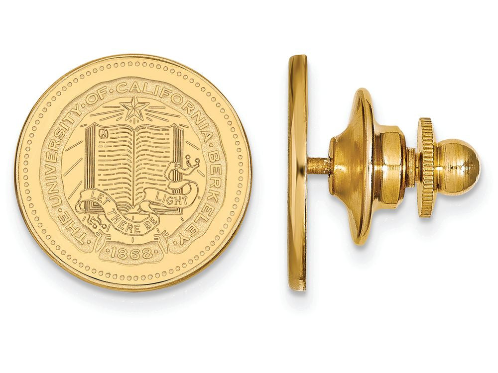 Logoart Sterling Silver Gp University Of California Berkeley Crest Lapel
