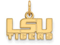 Logoart Sterling Silver Gp Louisiana State University Extra Small Pendant