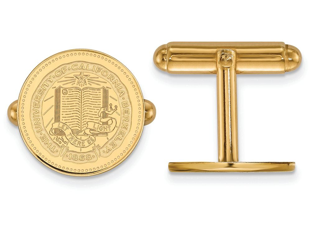 Logoart Sterling Silver Gp University Of California Berkeley Crest Cuff Links