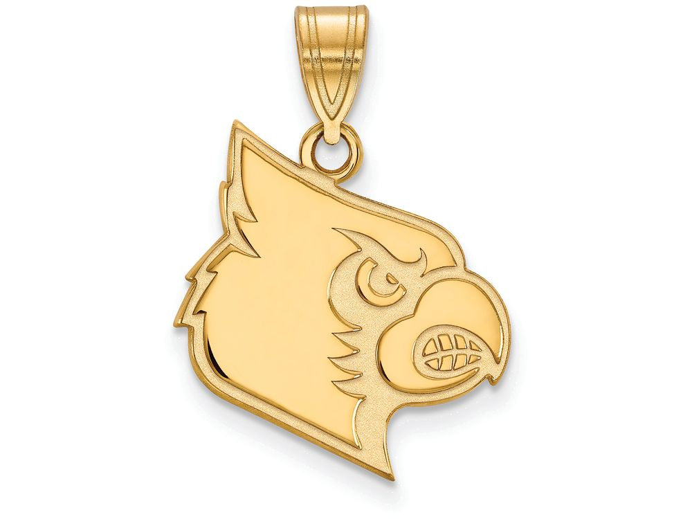 Logoart Sterling Silver Gp University Of Louisville Large Pendant