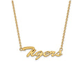 Logoart Sterling Silver Gp Clemson University Necklace