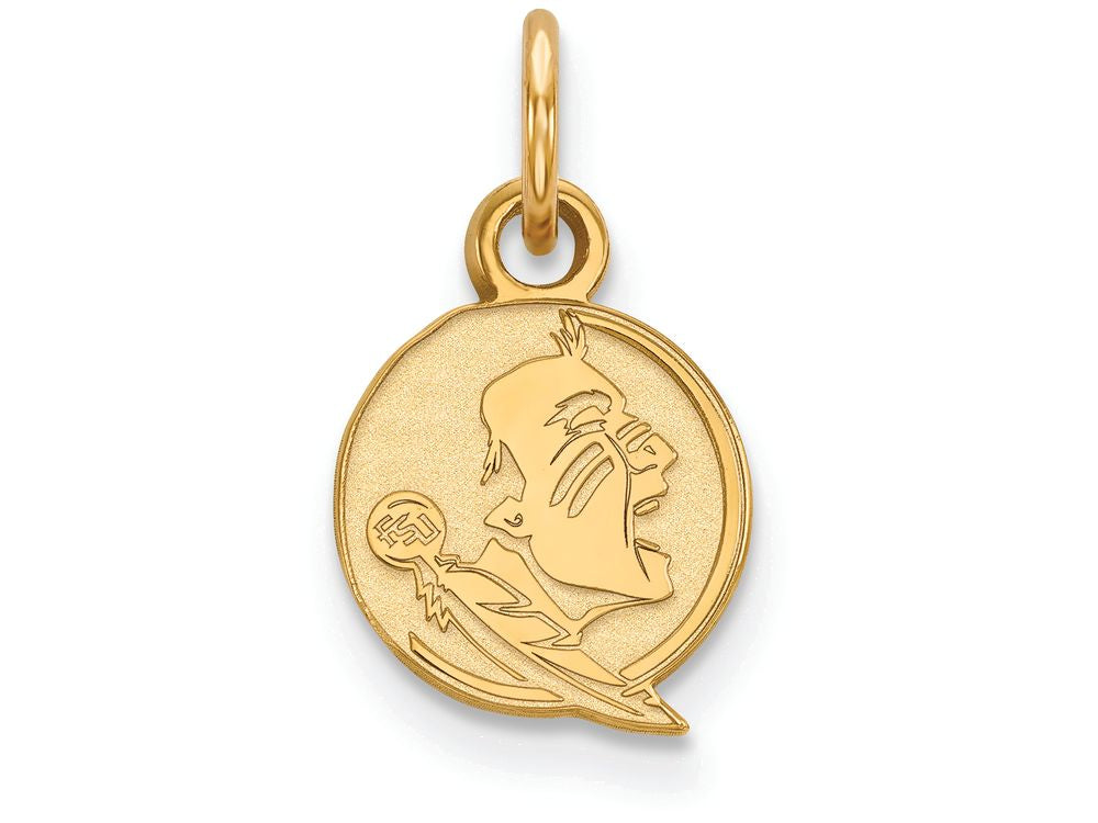 Logoart Sterling Silver Gp Florida State University Extra Small Pendant