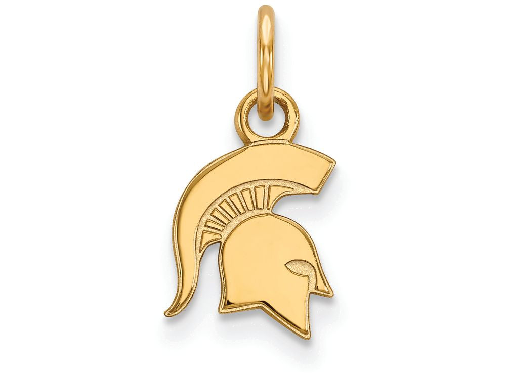 Logoart Sterling Silver Gp Michigan State University Extra Small Pendant