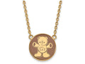 Logoart Sterling Silver Gp Sigma Delta Tau Large Enamel Pendant Necklace