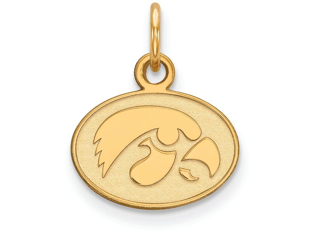 Logoart Sterling Silver Gp University Of Iowa Extra Small Pendant