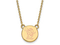 Logoart Sterling Silver Gp Delta Zeta Small Enamel Pendant Necklace