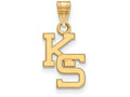 Logoart Sterling Silver Gp Kansas State University Small Pendant