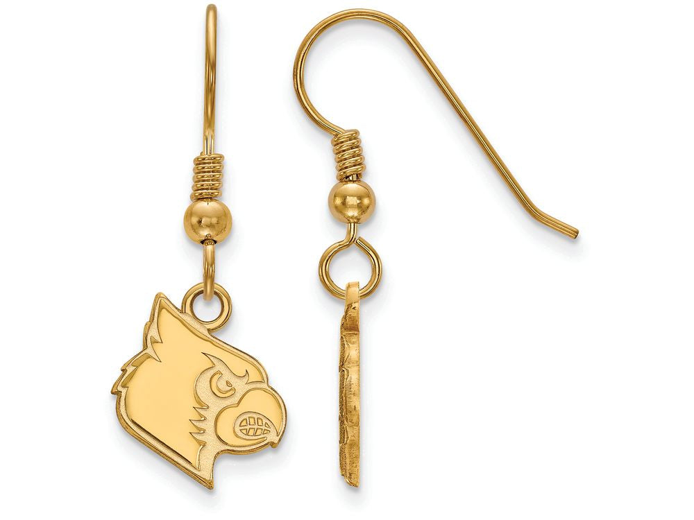 Logoart Sterling Silver Gp University Of Louisville Small Dangle Earrings