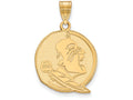 Logoart Sterling Silver Gp Florida State University Large Pendant