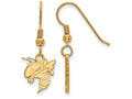 Logoart Sterling Silver Gp Georgia Institute Of Technology Small Dangle Earrings