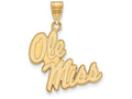 Logoart Sterling Silver Gp University Of Mississippi Large Pendant