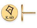 Logoart Sterling Silver Gp Kappa Alpha Theta Enameled Post Earrings