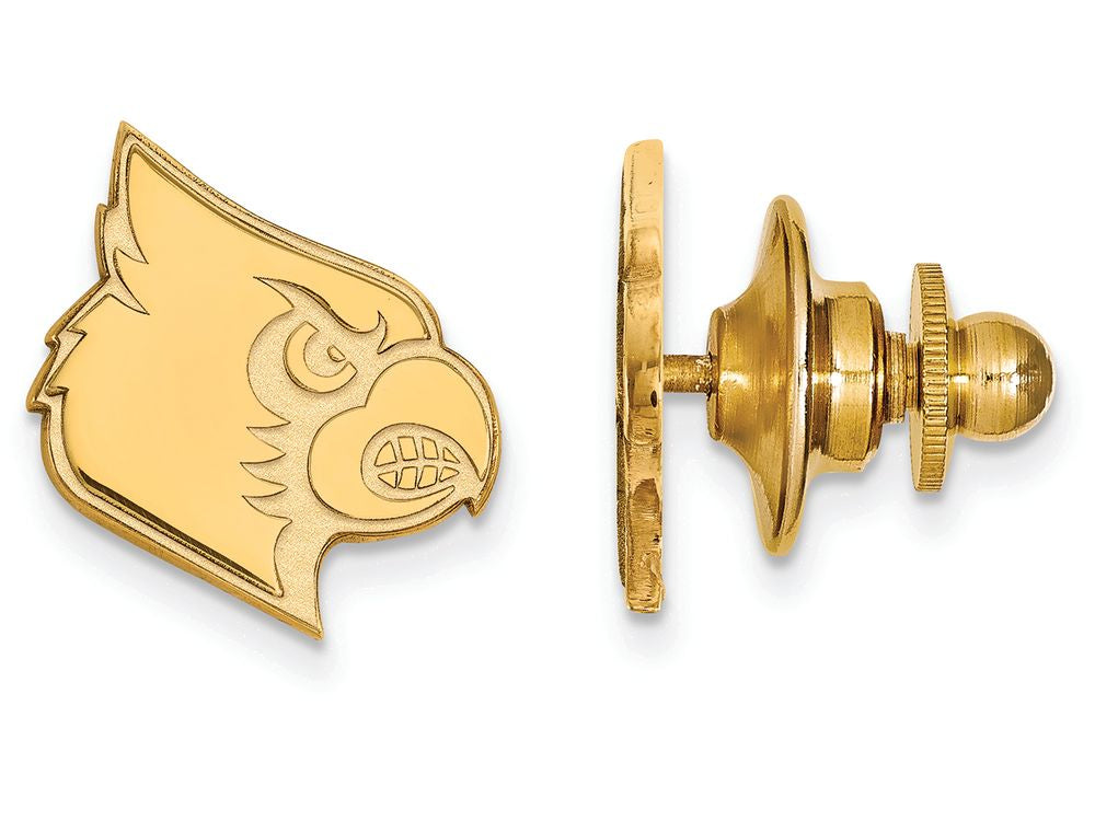 Logoart Sterling Silver Gp University Of Louisville Lapel Pin