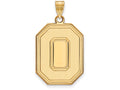 Logoart Sterling Silver Gp Ohio State University Extra Large  Pendant