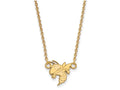 Logoart Sterling Silver Gp Georgia Institute Of Tech Small Pendant Necklace