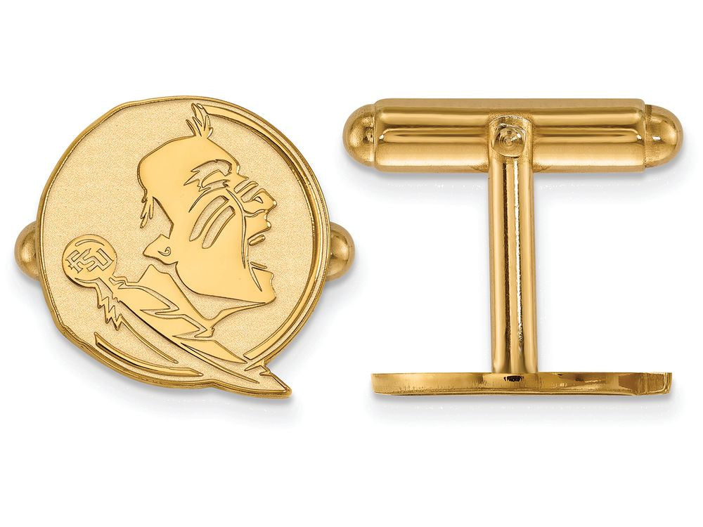 Logoart Sterling Silver Gp Florida State University Cuff Link