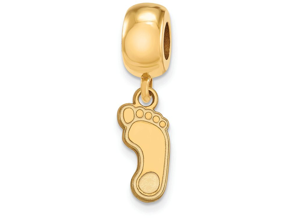 Logoart Sterling Silver Gp University Of North Carolina Small Dangle Bead