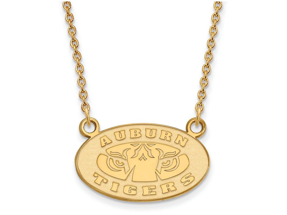 Logoart Sterling Silver Gp Auburn University Small Pendant Necklace