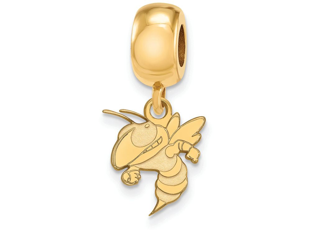 Logoart Sterling Silver Gp Georgia Institute Of Tech Small Dangle Bead